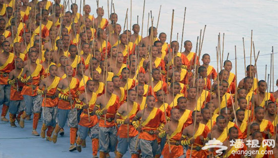 2014郑州少林武术节开幕式 武林高手齐聚 功夫惊呆观众