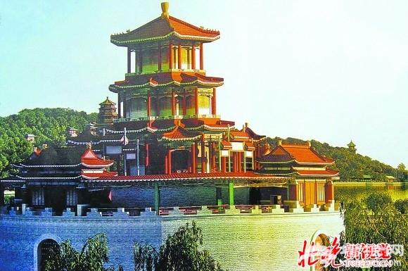 治镜阁复原图