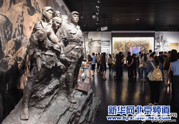 纪念抗日战争胜利70周年主题展览在京开幕[墙根网]