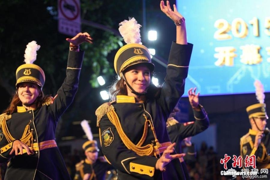 2015上海旅游节开幕 国外高校团体精彩亮相[墙根网]