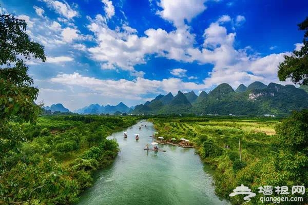 广西的平原与丘陵。