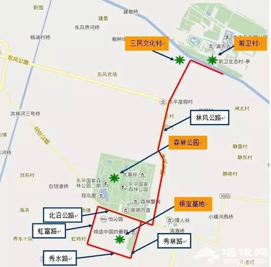 上海骑行好去处 崇明自行车绿道地图新鲜出炉[墙根网]
