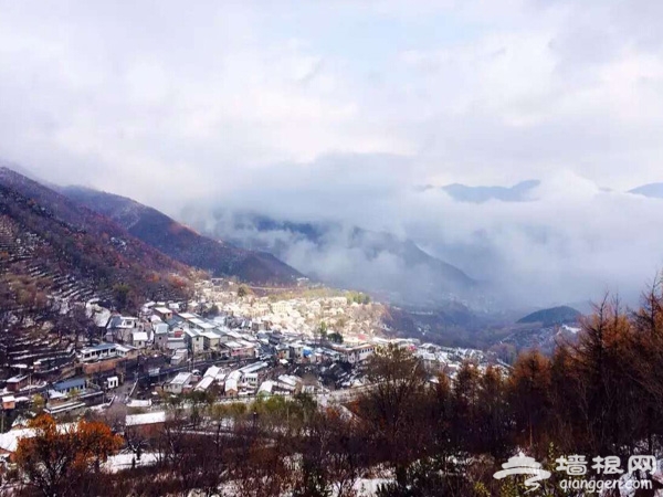 百花山银装素裹,正式封山闭园[墙根网]