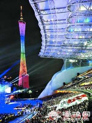 11月14日晚，广州国际灯光节在广州海心沙盛大开幕。陈锦德
