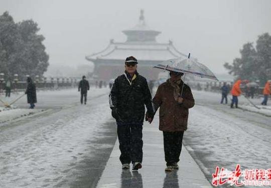 北京下雪：10大赏雪点推荐 西山晴雪北植踏雪寻梅