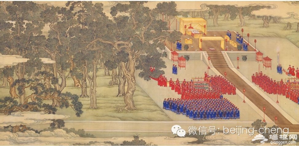 清宫画作《雍正帝祭先农坛图》