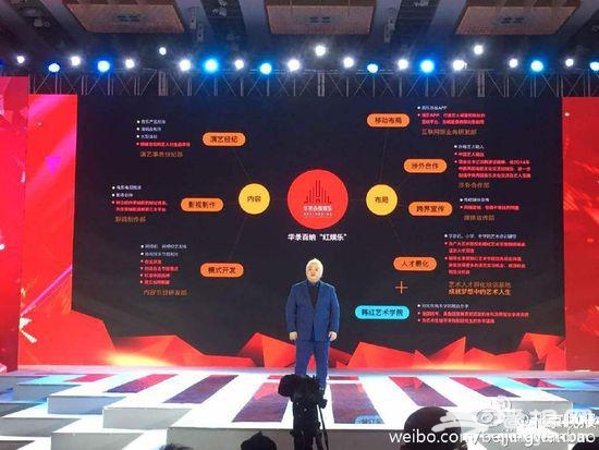歌手韩红今天以华录娱乐董事长兼CEO新身份亮相