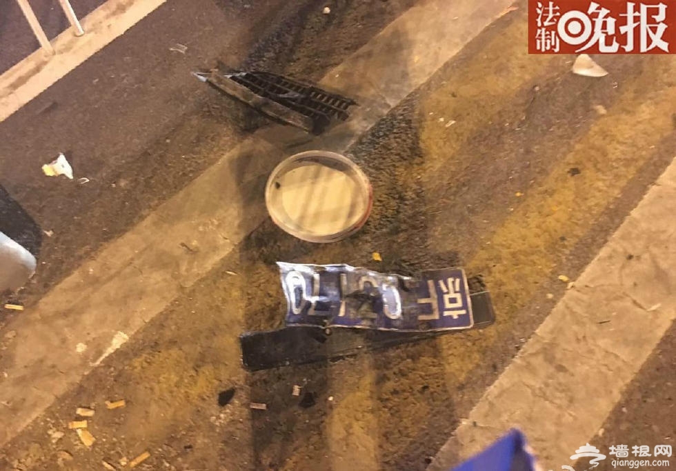 建国门外大街五车连撞[墙根网]