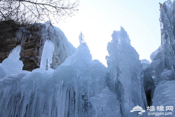 桃源仙谷登山摄影 拍冰瀑 看北京最壮观的冰瀑群