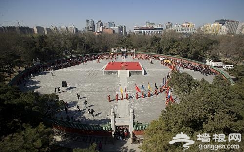 日坛春分祭日时的景象。