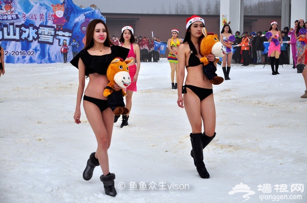 藏马山冰雪节，冰雪比基尼的狂欢[墙根网]