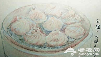手绘江苏美食走红 当美食遇到艺术是怎样一种体验？[墙根网]