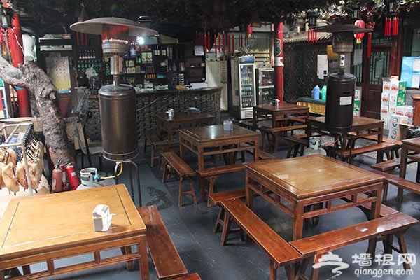老宅院 每天限量30只的烤鸭店[墙根网]