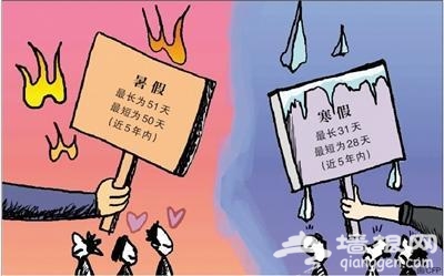北京寒暑假或下学年调整：延长寒假缩短暑假