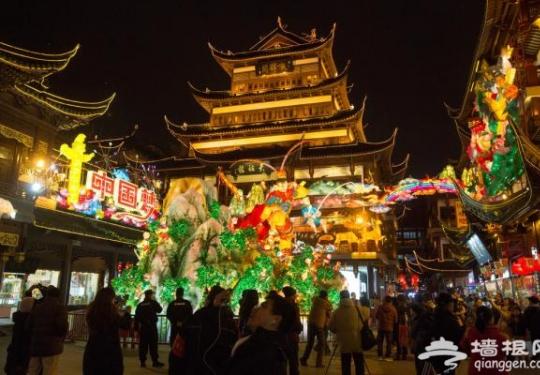 2016上海豫园灯会将根据客流监测实施限流 去年停办