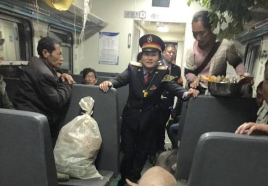 网传“二师兄坐火车回家过年”真相