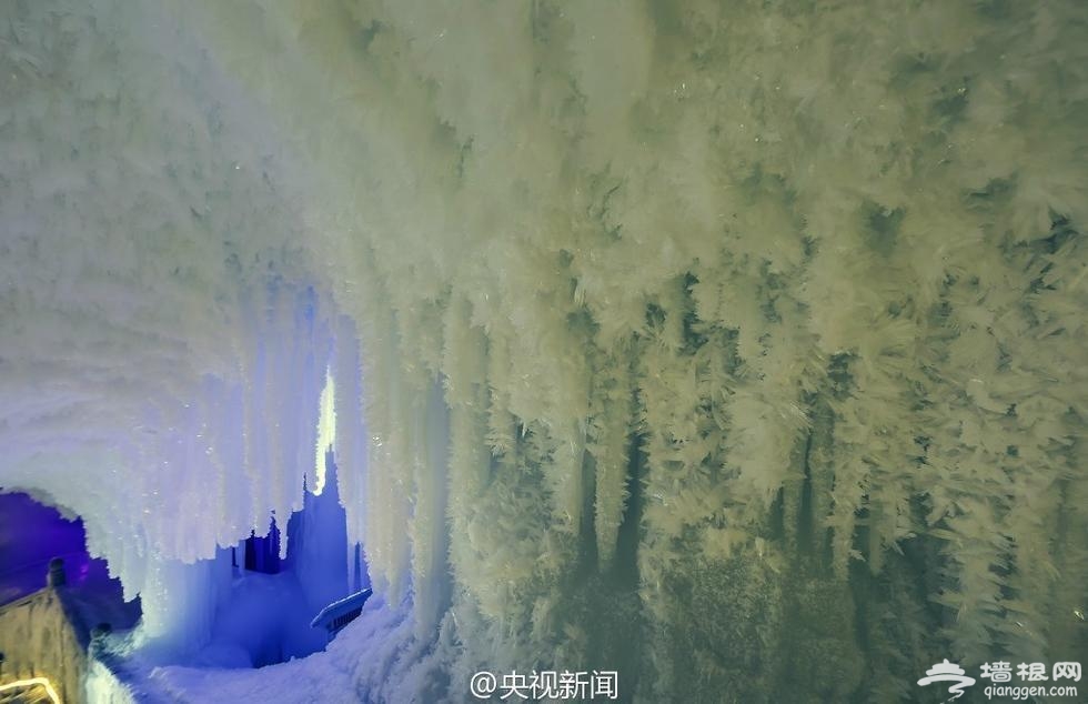 山西芦芽山“万年冰洞”美如童话世界[墙根网]