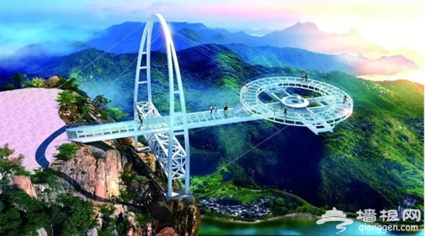 北京：世界最大玻璃观景平台将于“五一”迎客