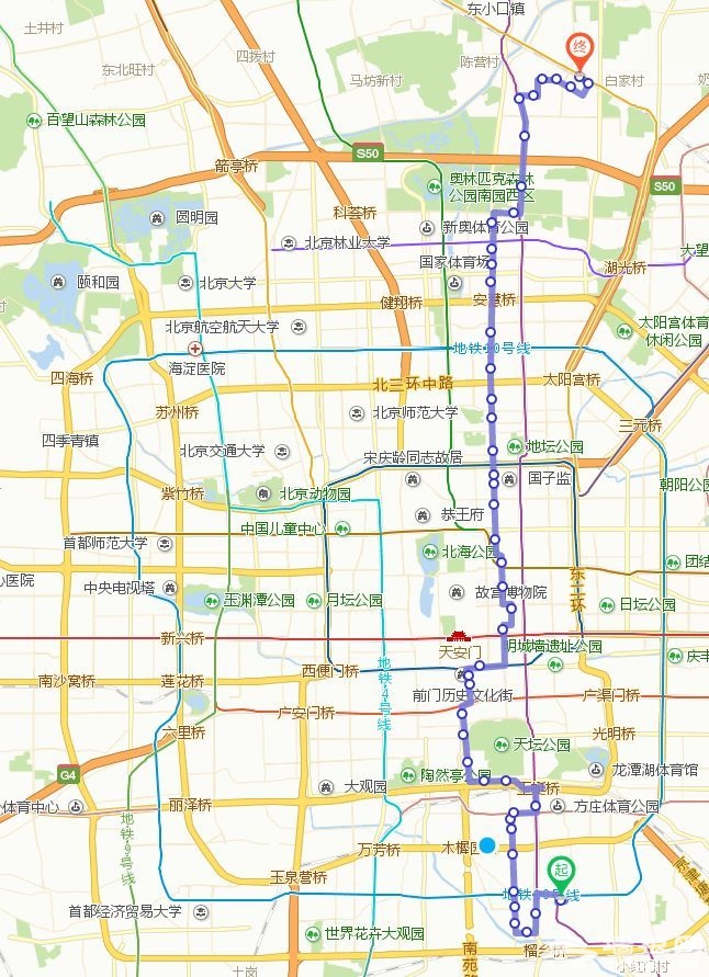 坐着公交逛北京！北京这些最牛公交路线最适合冬季游玩啦！[墙根网]