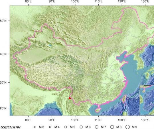 云南瑞丽发生地震 部分景区受到影响