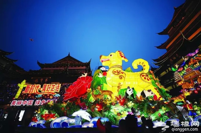 元宵节来啦，我们收集了一些美呆的上海元宵灯会[墙根网]
