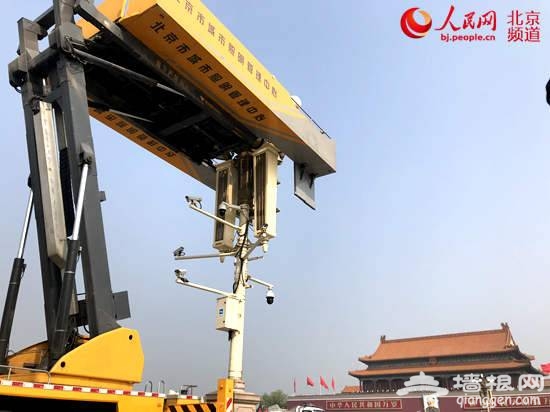 天安门华灯检修 第四代华灯检修车 全世界仅一辆[墙根网]