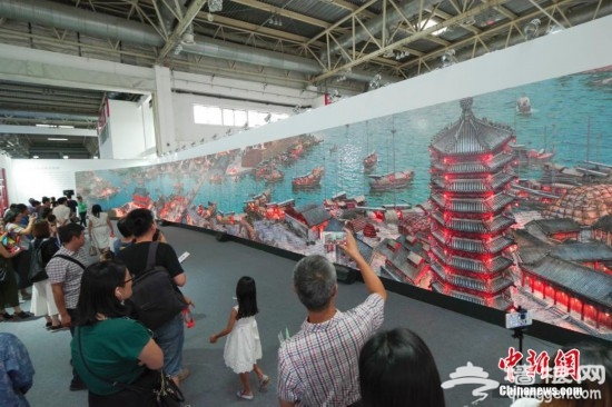 北京国际图书博览会开幕 3D大运河景观长卷亮相
