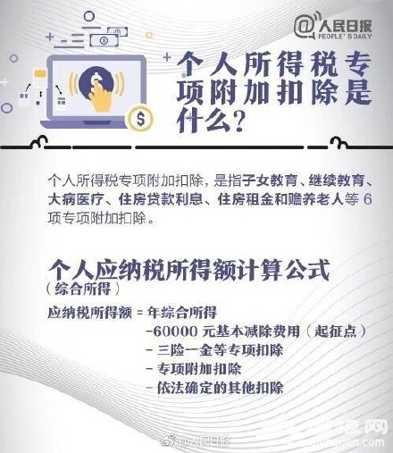 个税专项附加扣除相关知识解答[墙根网]