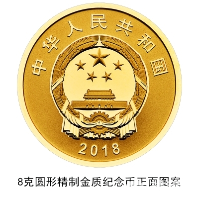 中国人民银行改革开放40周年纪念币发行公告原文