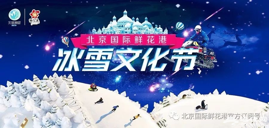 2019北京国际鲜花港冰雪文化节开幕[墙根网]