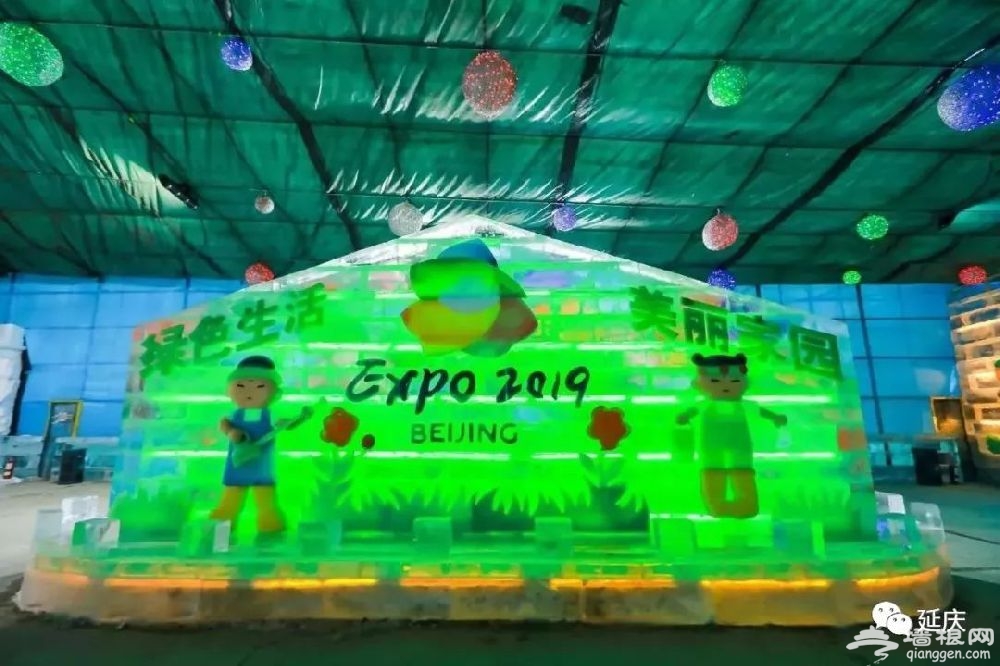 2019龙庆峡冰灯节预计1月中旬开幕 现进入取冰制作阶段