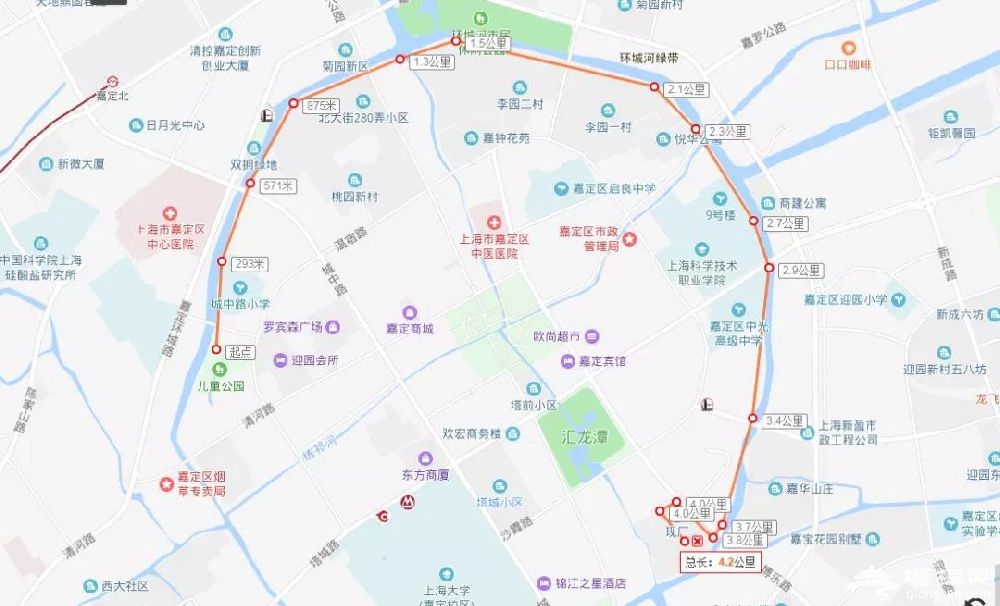2019上海嘉定全区各大迎新跑路线汇总[墙根网]