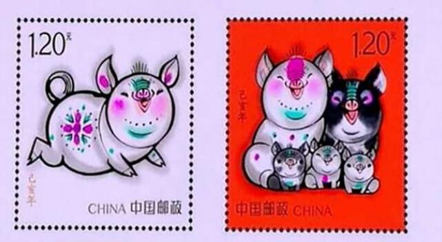 2019年猪年生肖邮票1月5日发行 发行量为近9年最低