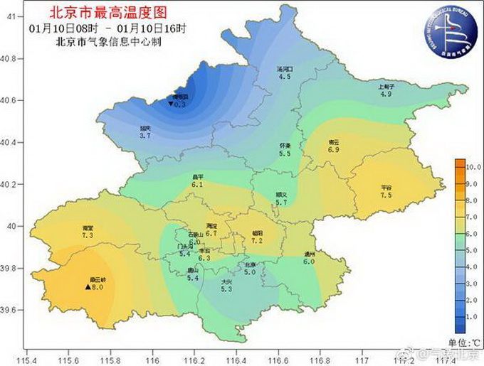 北京最新天气预报：气温略有回升 今明有轻到中度霾[墙根网]