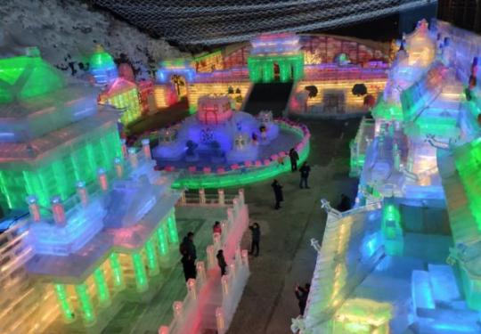 2019龙庆峡冰灯展试营业 1月15日正式开业