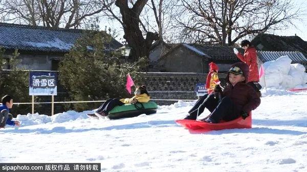 三里河冰雪乐园免费!北京闹市又多了一个冰雪世界[墙根网]