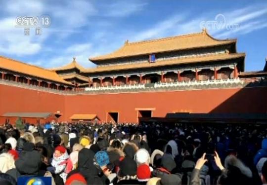“博物馆里过大年”成北京新年俗 国博日均客流近6万人次