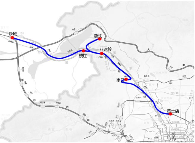 S2线运行线路图（2019年）