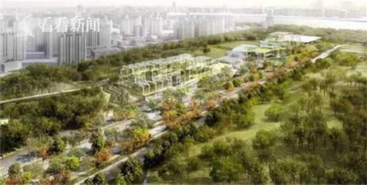 48米高双子山将在黄浦江畔拔地而起 世博文化公园将于2021年竣工[墙根网]