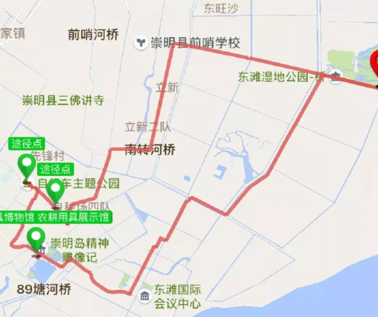 崇明踏青骑游线路推荐，享受春日时光[墙根网]