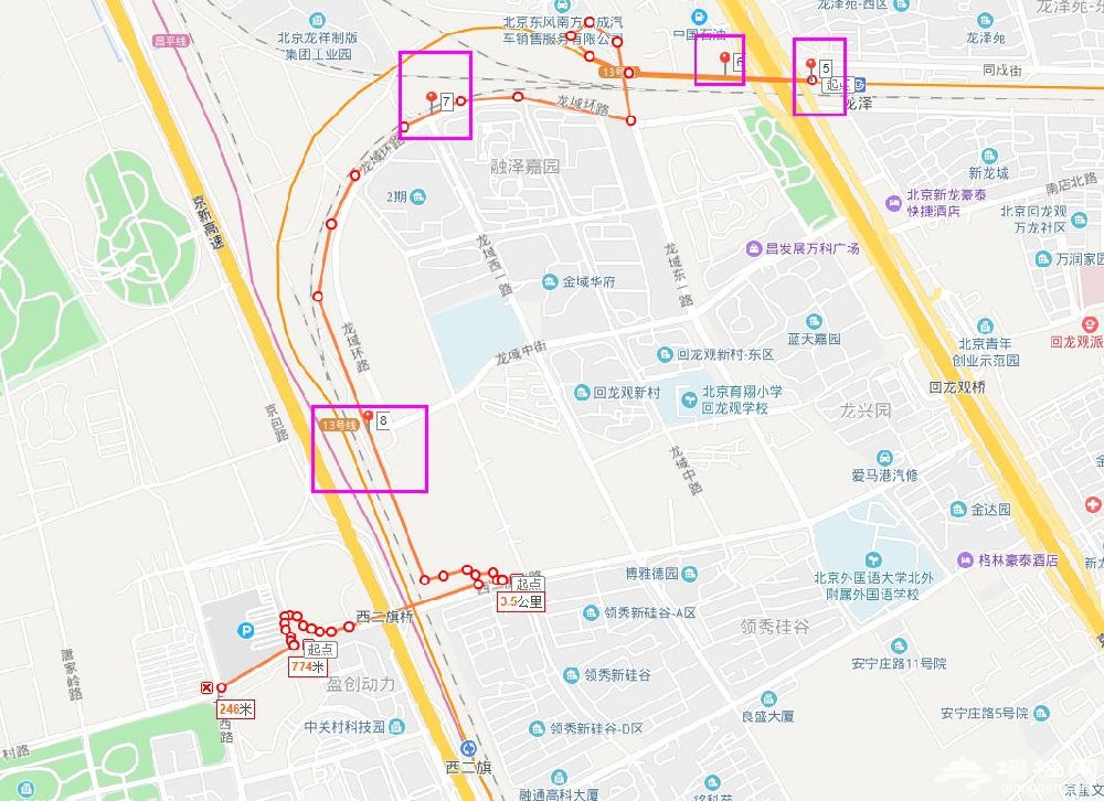 北京首条自行车专用路5月底开通运营 8个出入口位置公布[墙根网]