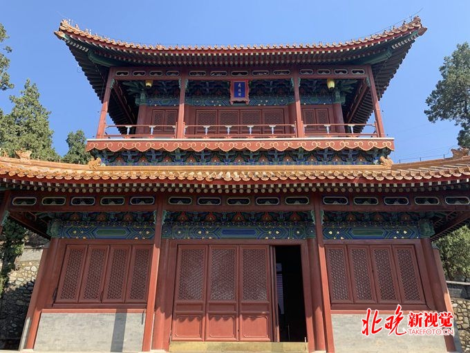 北京石景山法海寺藏经阁正式对外开放 专门布置了可供游人触摸的讲览机[墙根网]
