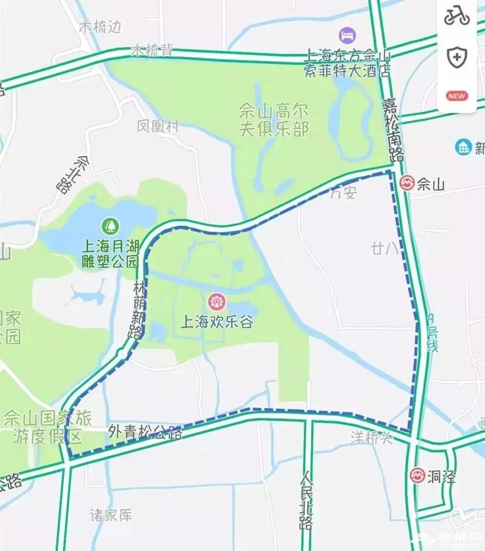 上海初夏骑行松江线路推荐 一路都有好美景[墙根网]
