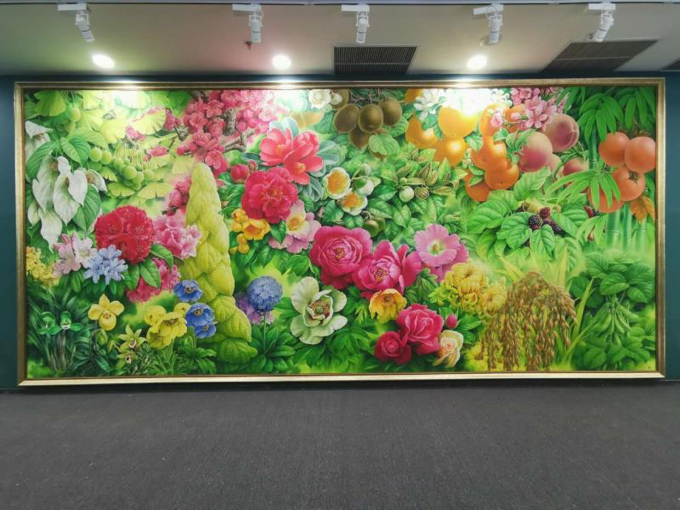 中国特色植物画展亮相北京植物园 这幅画作与世园会有些渊源[墙根网]