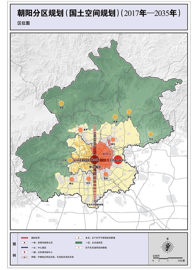 朝阳分区规划(2017年—2035年)内容解读