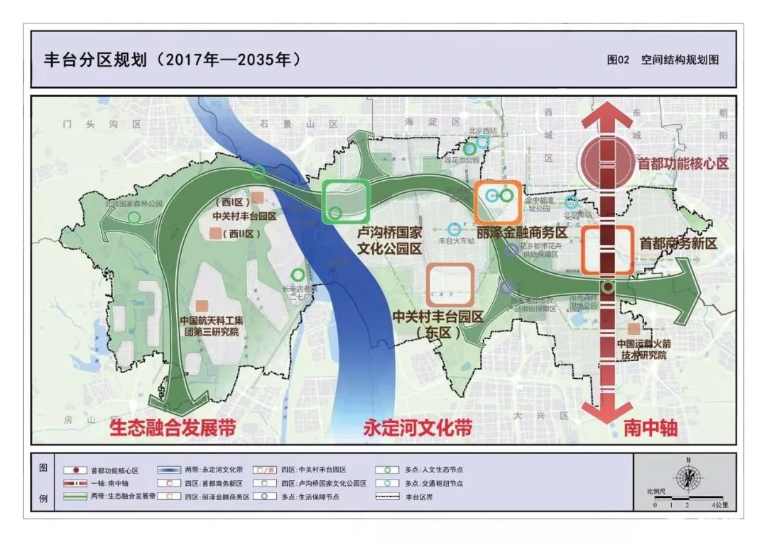 丰台分区规划（2017年-2035年）内容获市政府批复