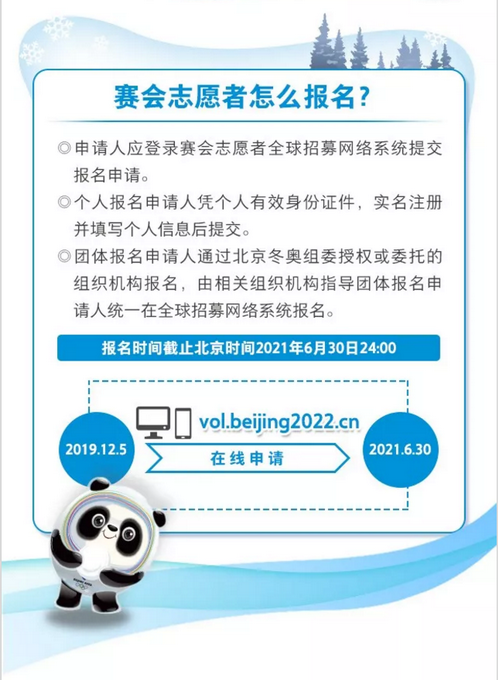 今起，北京冬奥会招募3.9万名志愿者（附报名攻略）[墙根网]