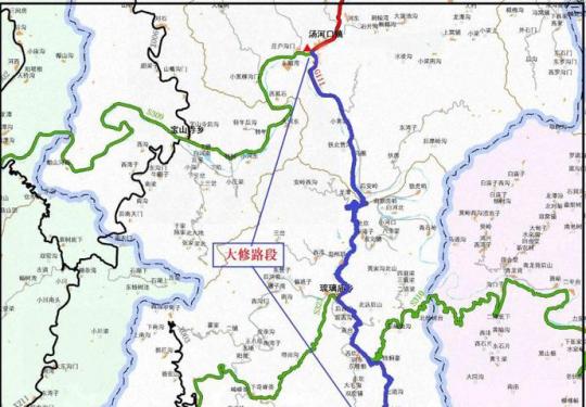 国道G111出京线（怀柔分水岭至汤河口）6月开始大修