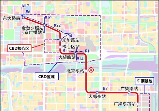 北京地鐵28號線要來了！9座車站5站可換乘，路線圖公布