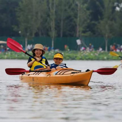 【温榆河】清凉一夏丨159元起北京温榆河-皮划艇/桨板体验，近距离感受水上运动独有的休闲魅力，泛舟湖上，尽赏美景~